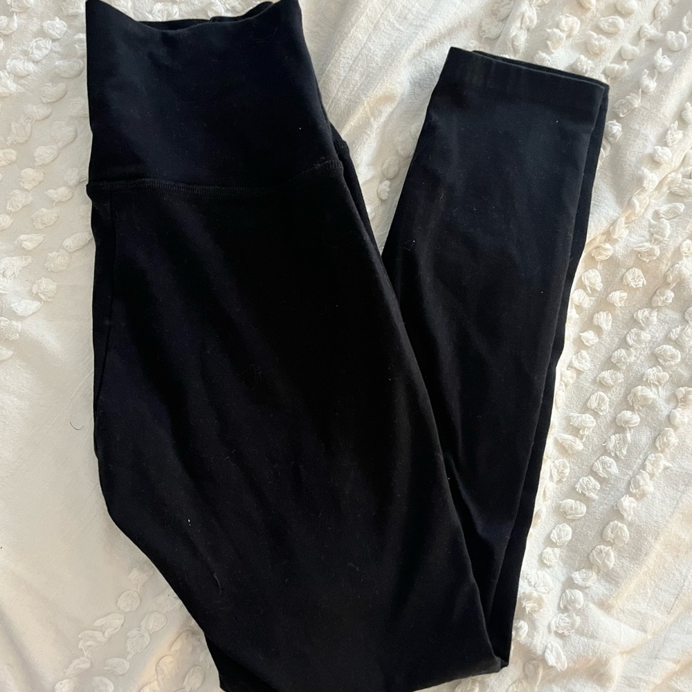 size m aerie black leggings so comfy